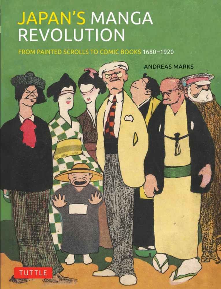 cover image Japan’s Manga Revolution: From Painted Scrolls to Comic Books 1620–1920