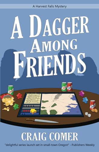 cover image A Dagger Among Friends: A Harvest Falls Mystery