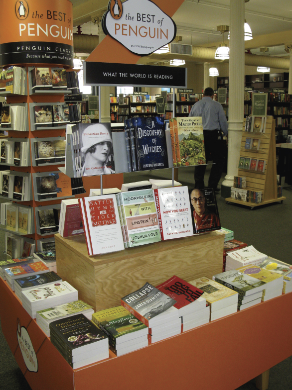 Penguin Expands Dedicated Displays at Barnes & Noble