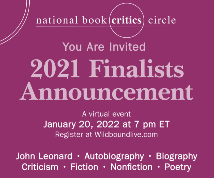 NBCC Awards Finalists Announced