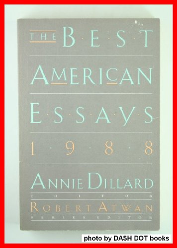 cover image The Best American Essays 1988